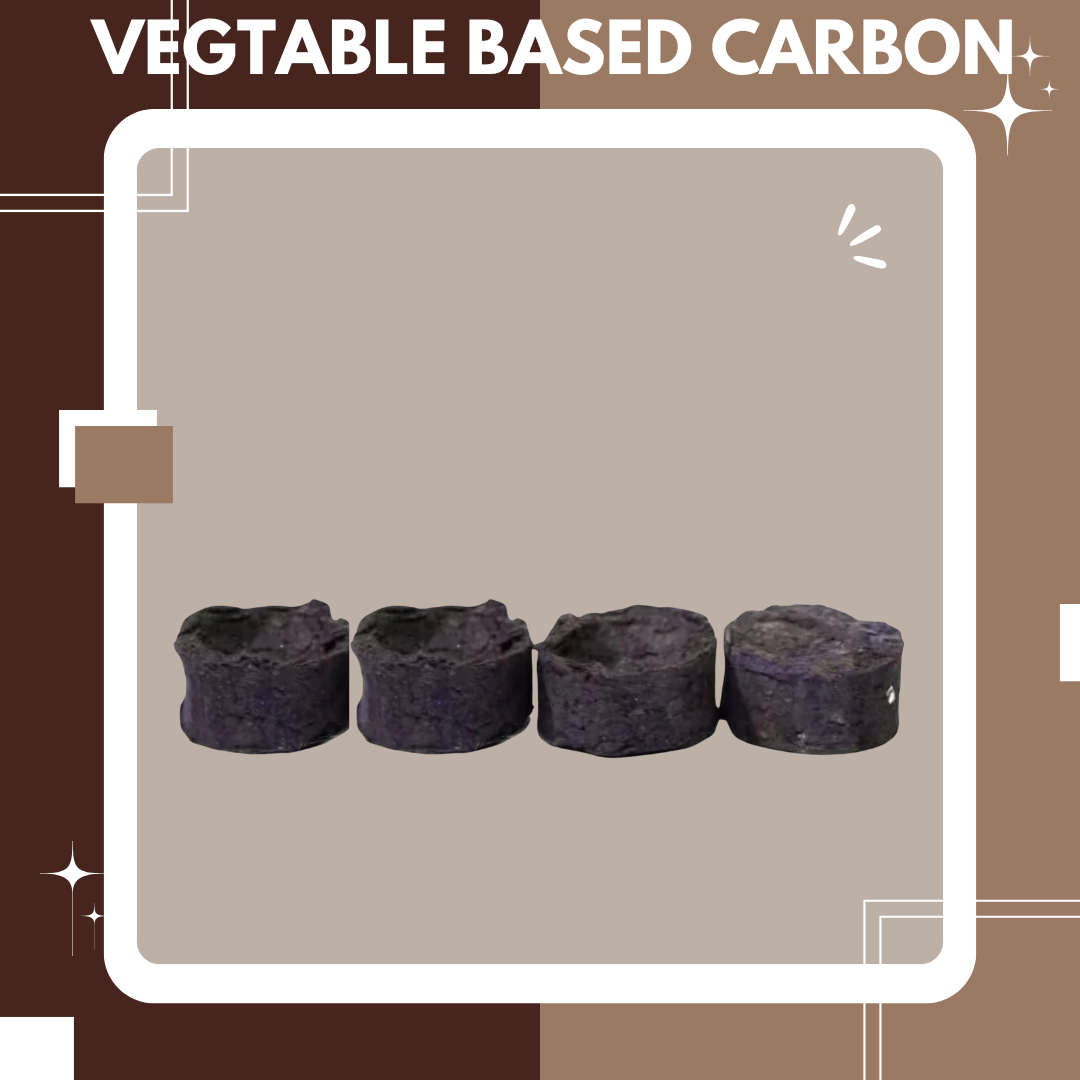 Vegetable based charcoal