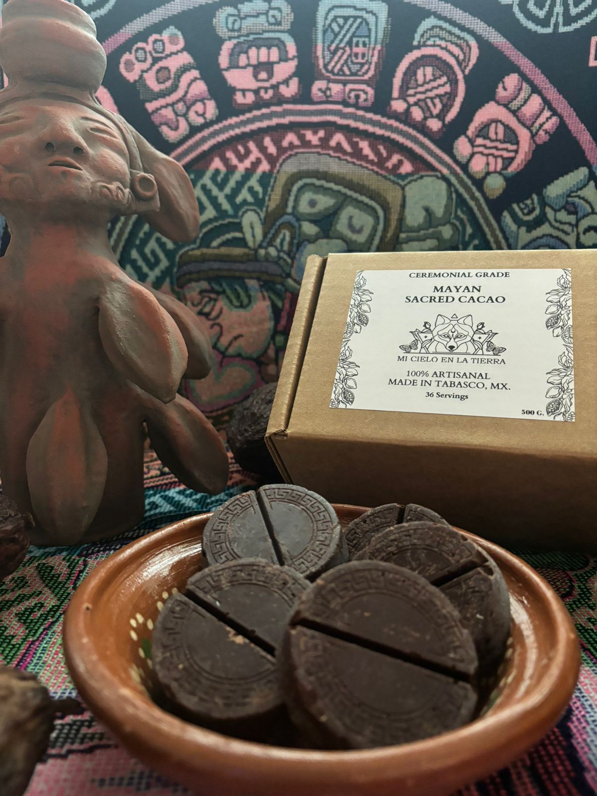 Ceremonial grade cacao tablets 500g