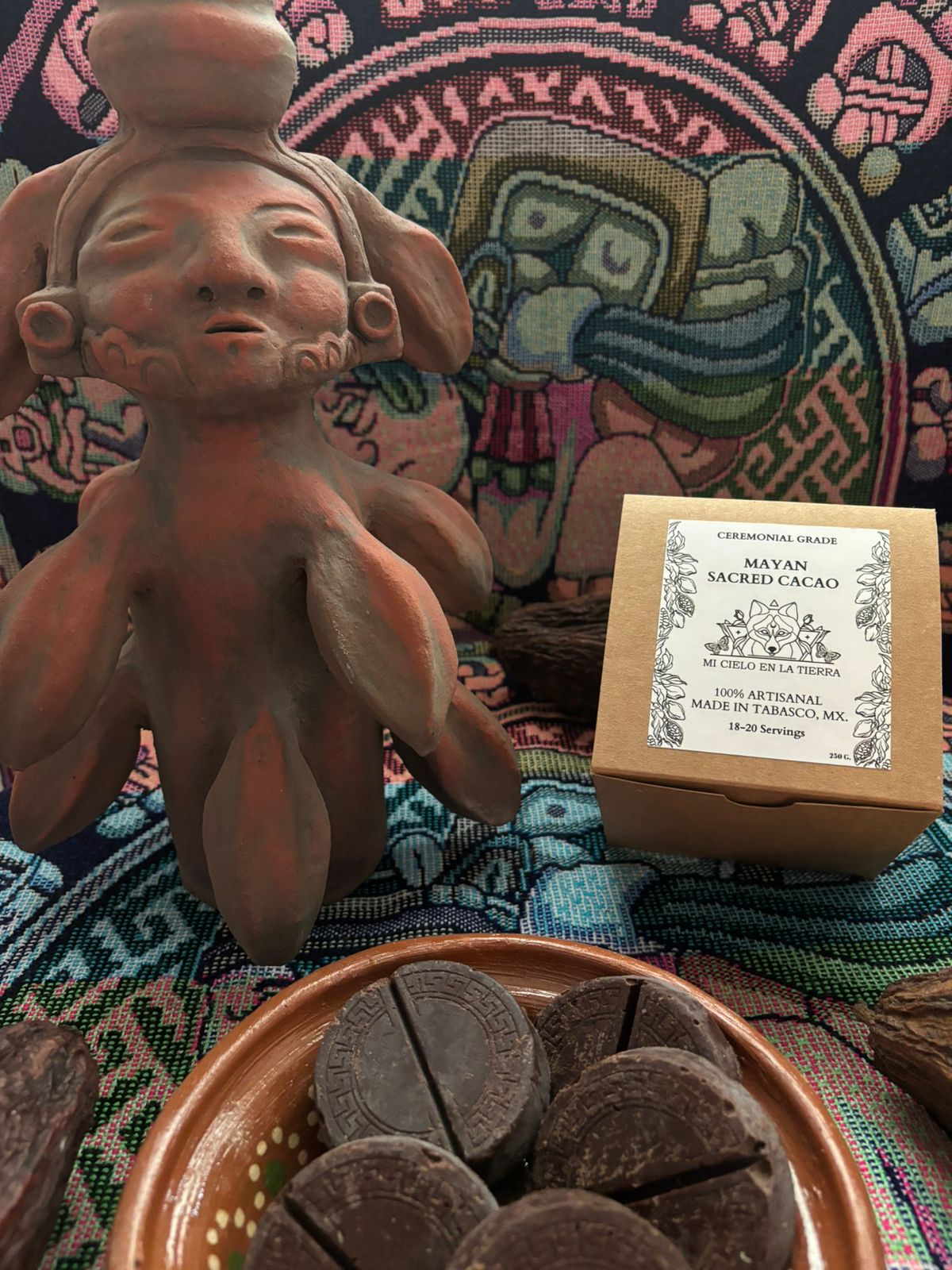 Ceremonial grade cacao tablets 250g